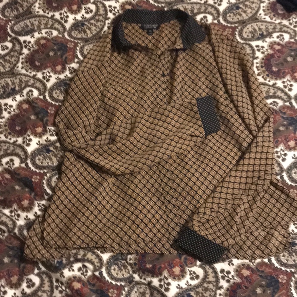 TopShop Button Up Blouse